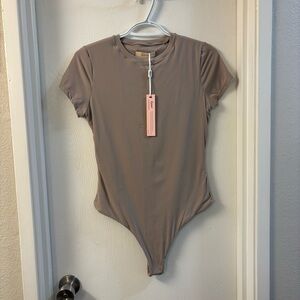 Women’s Bodysuit in Taupe